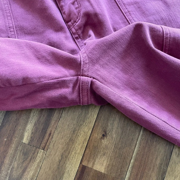 Judy Blue burgundy high rise front seam straight leg jeans - Picture 10 of 14